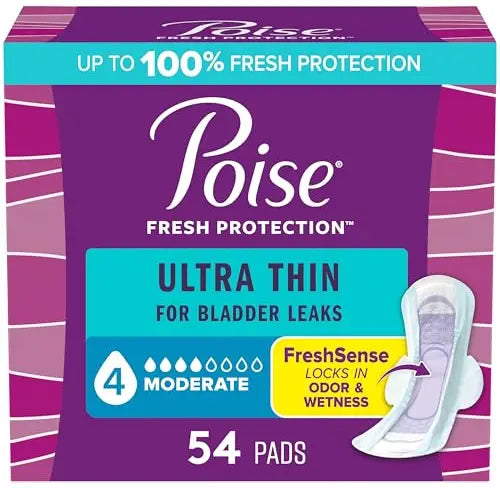 Poise Ultra Thin Moderate Wing Pad
