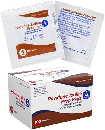 Dynarex Povidone Iodine Prep Pad