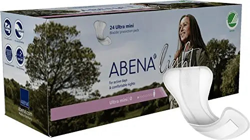 Abena Light Protective Pads, Ultra Mini 0, 3.25" x 8"