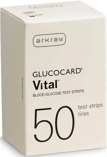 ARKRAY GLUCOCARD Vital Test Strips - Box of 50