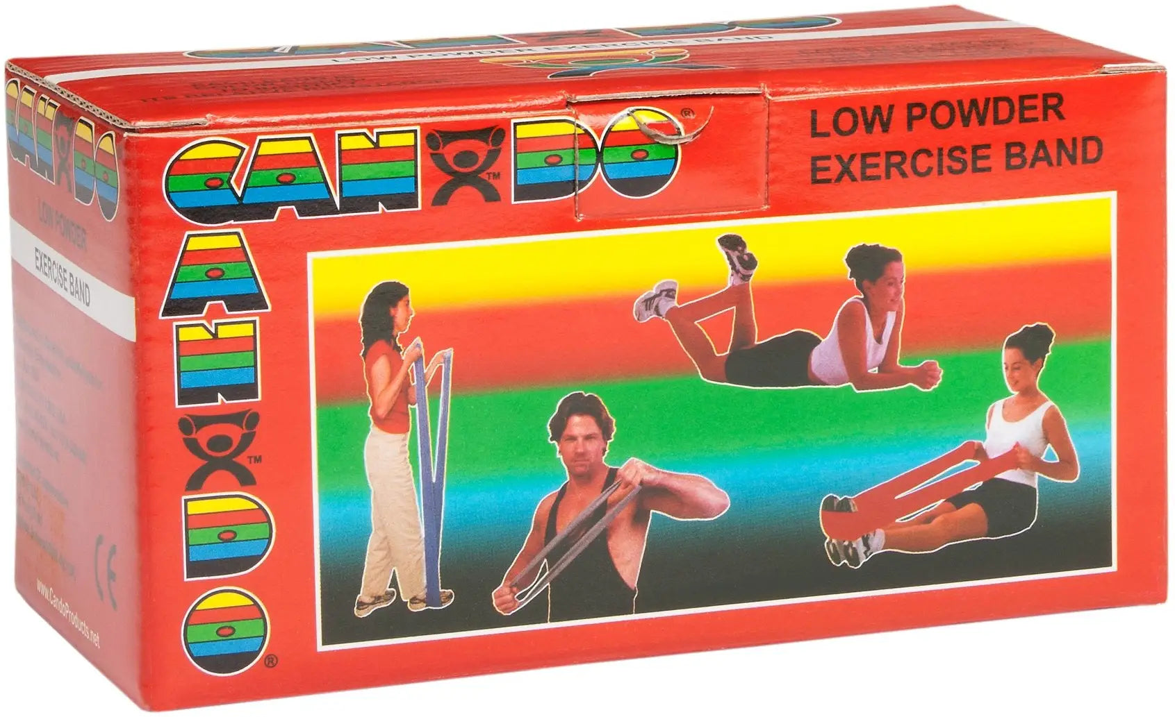 CanDo Low Powder Exercise Band - 6 Yard Roll