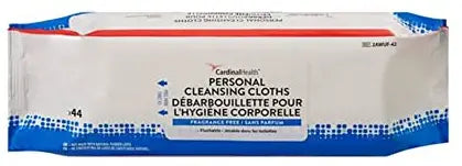 Cardinal Health Personal Cleansing Cloth Flushable