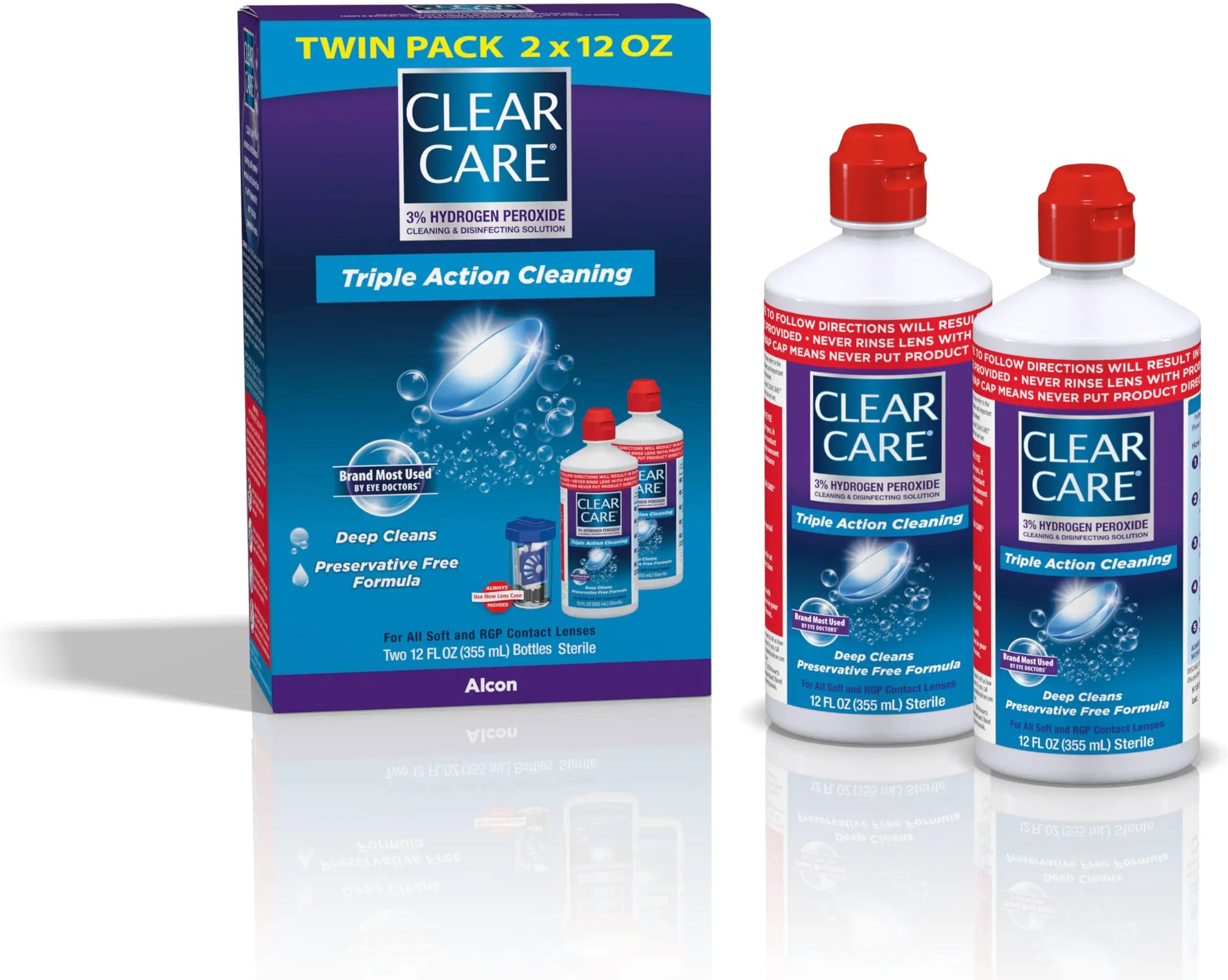 Clear Care Cleaning and Disinfection Contact Solution