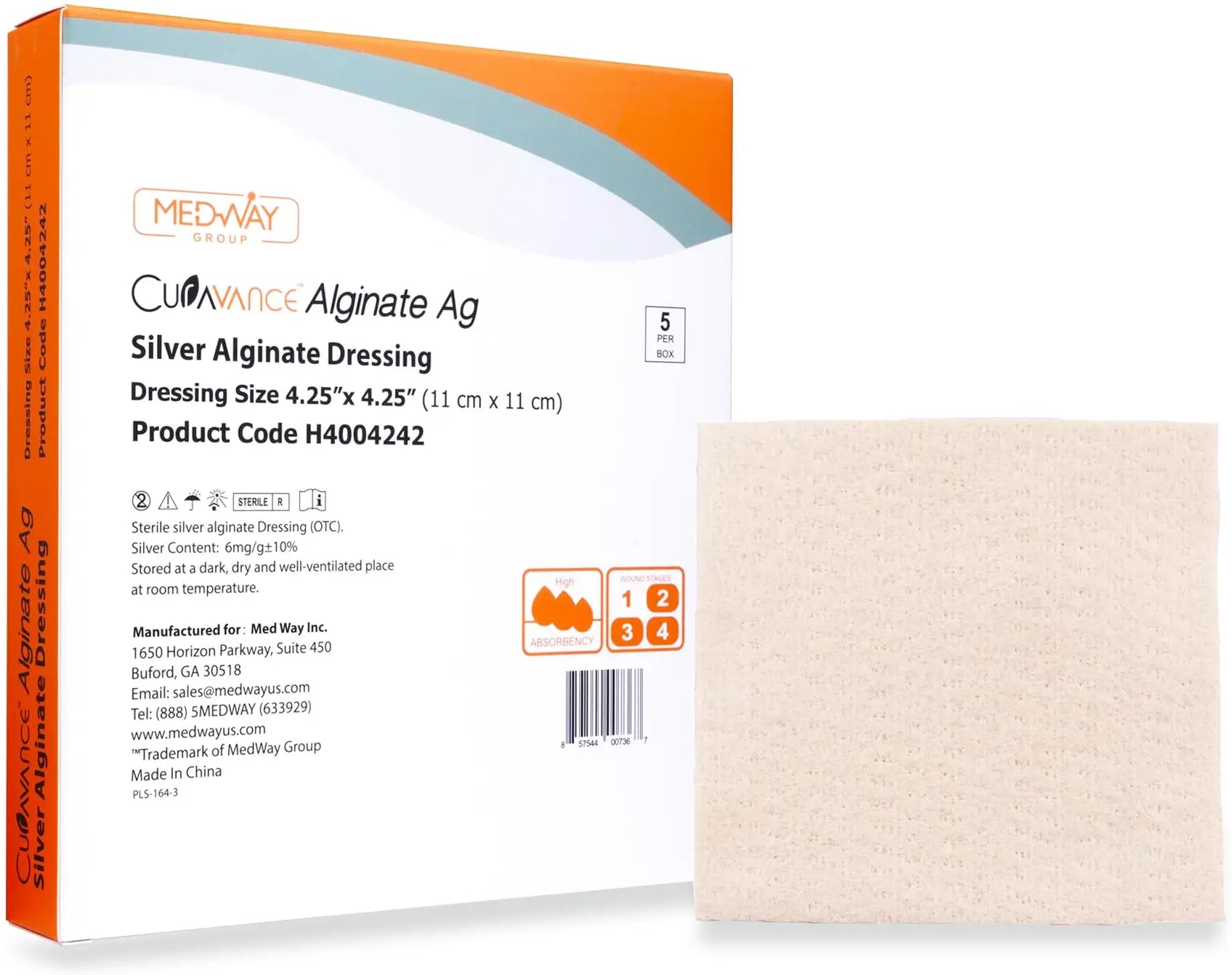 Med Way Inc. Silver Alginate Dressing