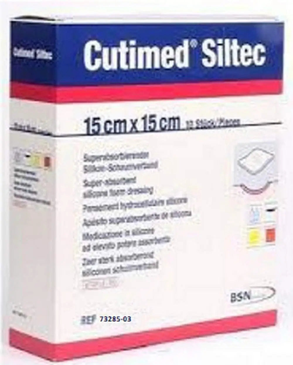 BSN Jobst Siltec 6x6 Inch Foam Dressing