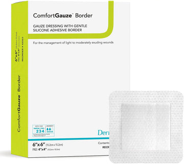DermaRite ComfortGauze Border Gauze Dressing