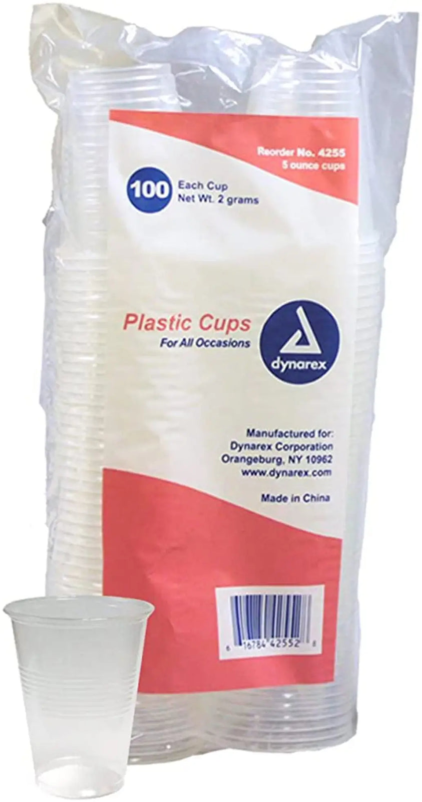 Dynarex Polypropylene Drinking Cups, 5 oz