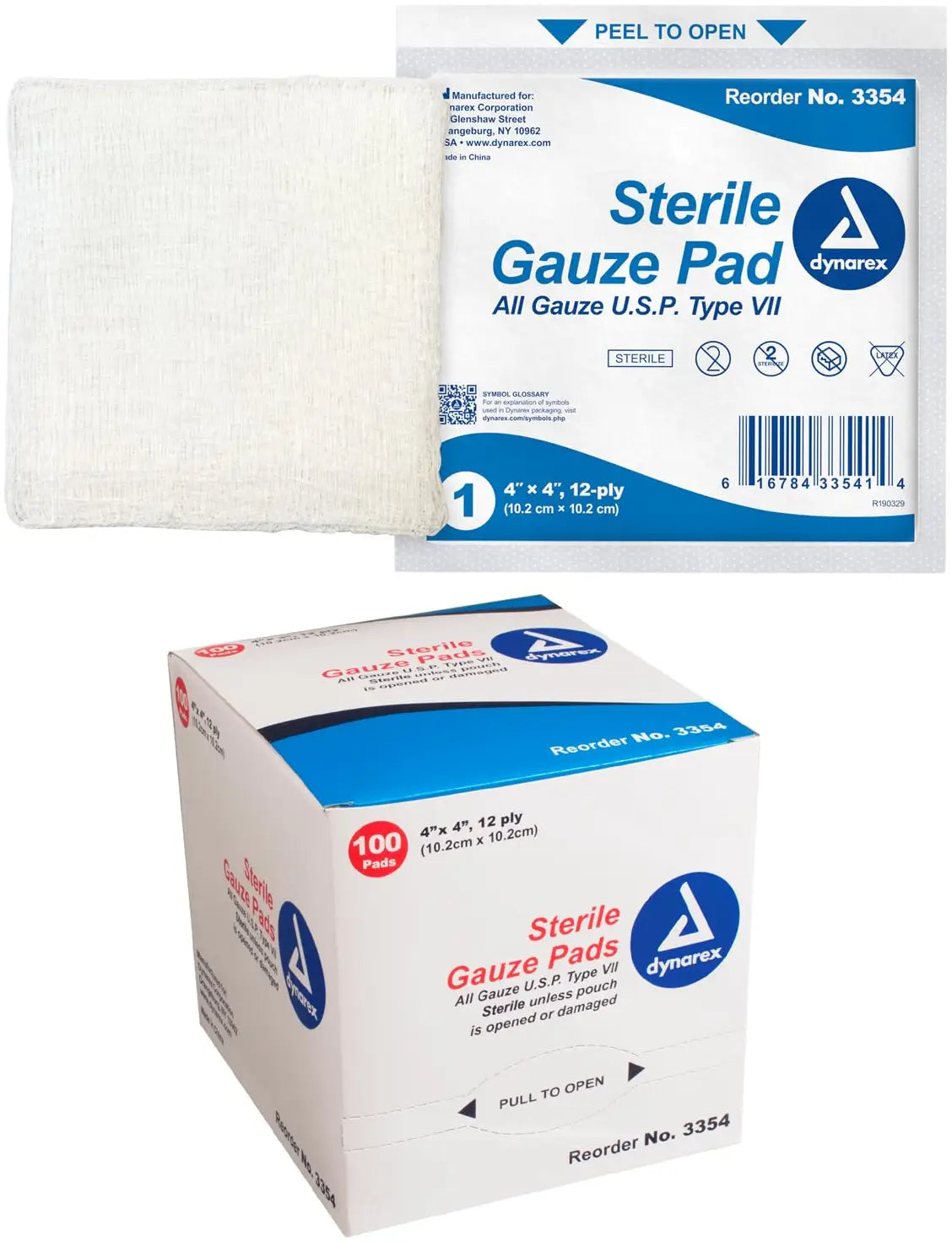 Dynarex Sterile Gauze Pads