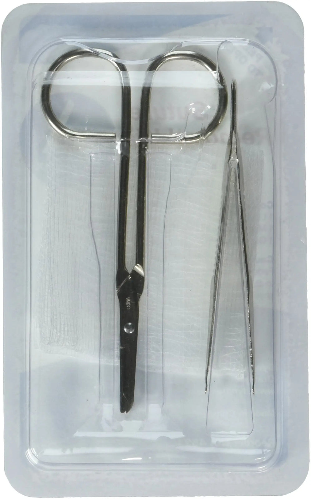 Dynarex Suture Removal Kit with Littauer Scissors and Metal Forceps