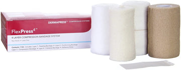 DermaRite FlexPress 4 Four Layer Compression Bandage System