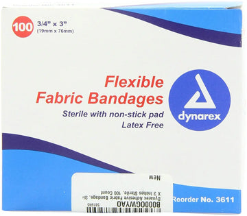 Dynarex Flexible Fabric Adhesive Bandage 3/4