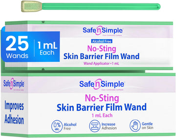 Safe N Simple No Sting Skin Barrier Swab Stick