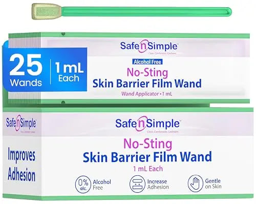 Safe N Simple No Sting Skin Barrier Swab Stick