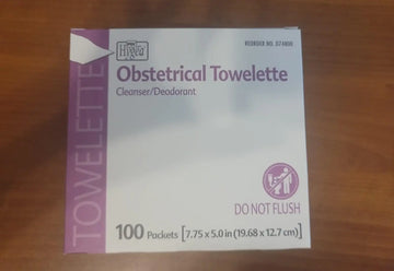 PDI Obstetrical Benzalkonium Chloride Towelette - Box of 100