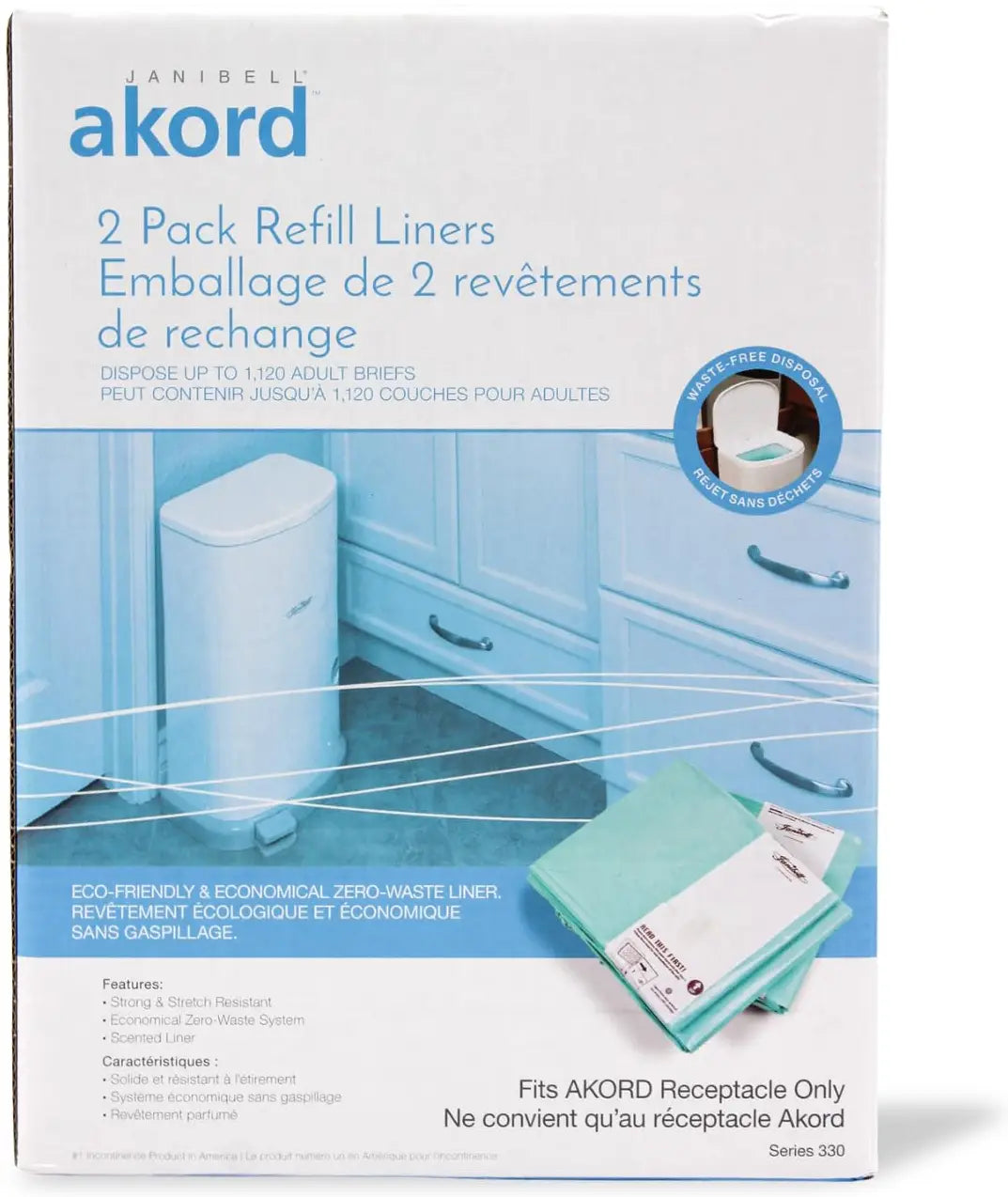 Honest Medical Akord Diaper Pail Refill Liners