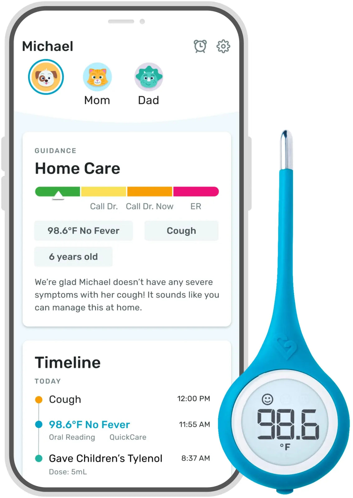 Kinsa QuickCare Thermometer