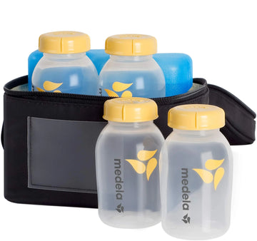 Medela Breast Milk Cooler Set with 4 Bottles