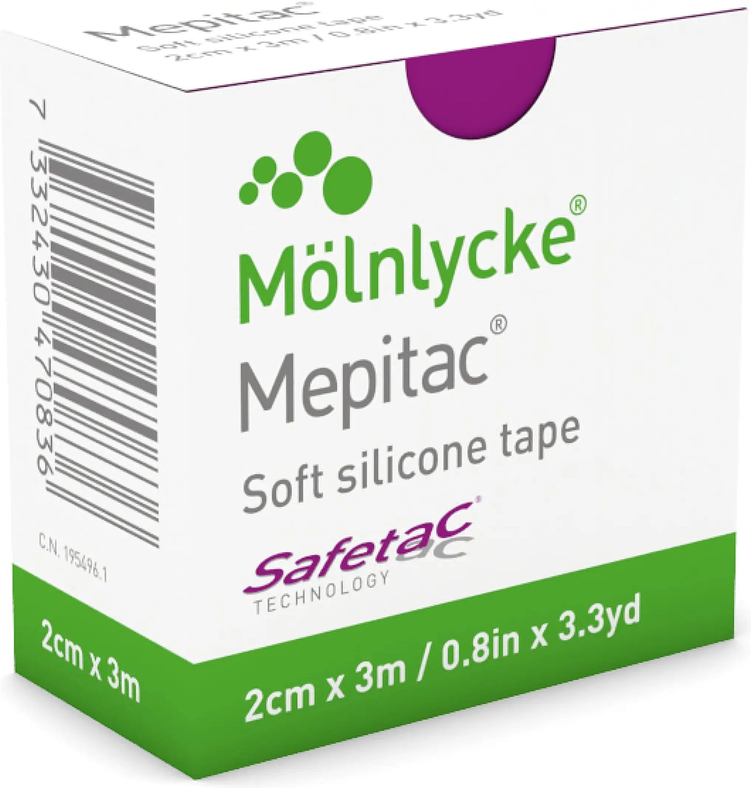 Mepitac Soft Silicone Secure Tape with Safetac Technology