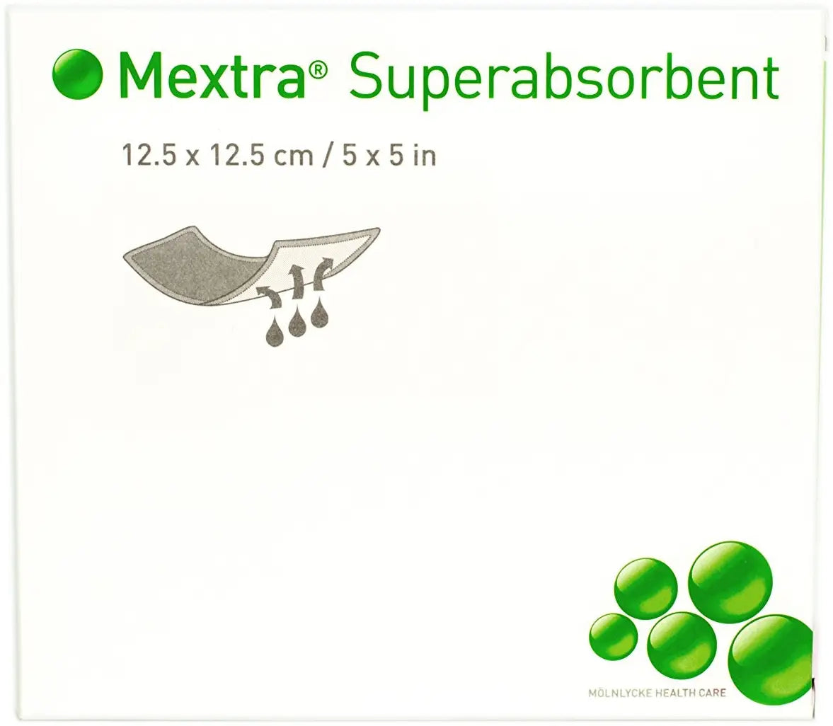 Molnlycke Mextra Superabsorbent Wound Dressing