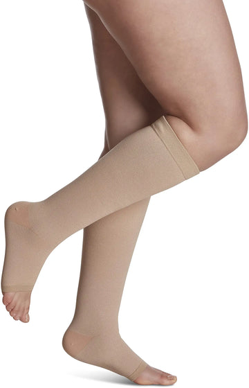 Sigvaris Natural Rubber Compression Stockings - Calf Length