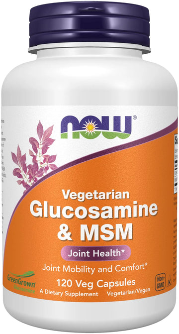 NOW Foods Vegetarian Glucosamine & MSM 500/500 V-Caps