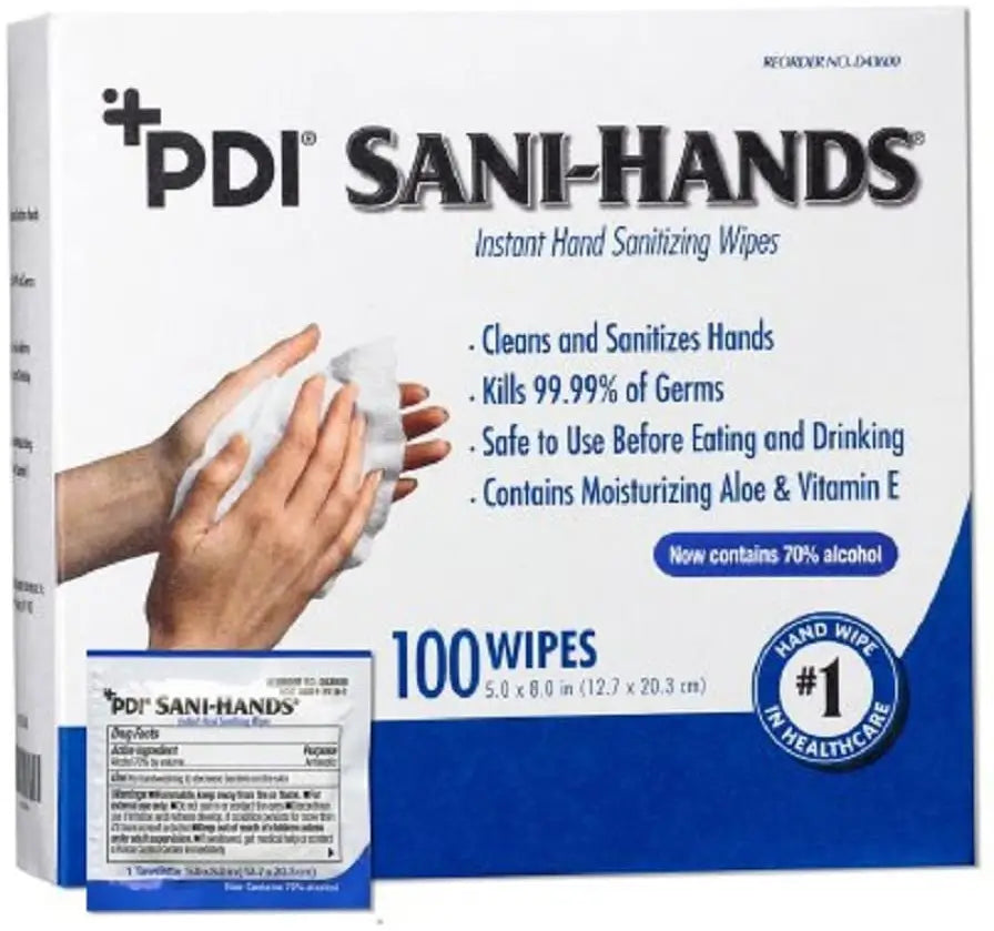 PDI Sani Hands ALC Hand Sanitizing Wipes