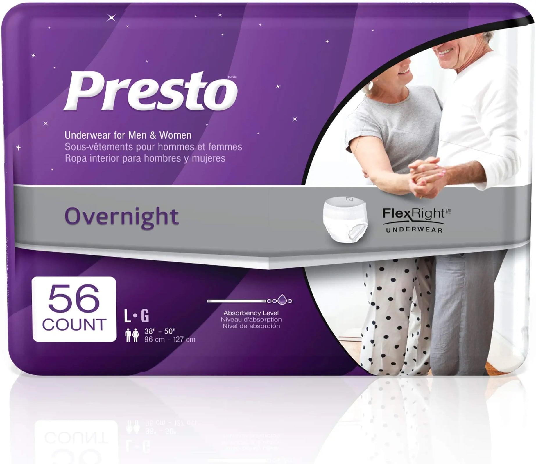 Drylock Technologies FlexRight Extended Absorbency Underwear Large 44"-58"