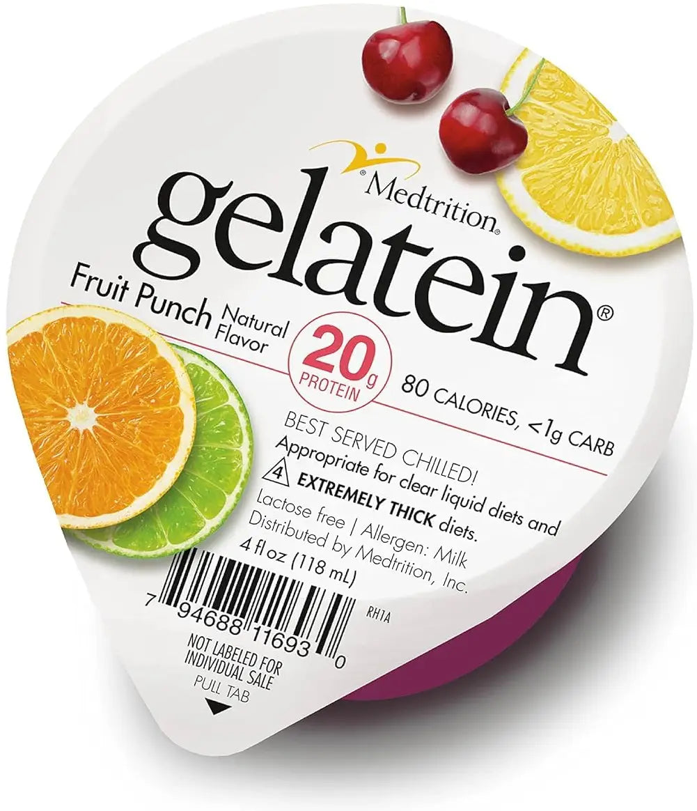 Medtrition Gelatin 20 Fruit Punch Protein Supplement