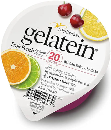 Medtrition Gelatin 20 Fruit Punch Protein Supplement
