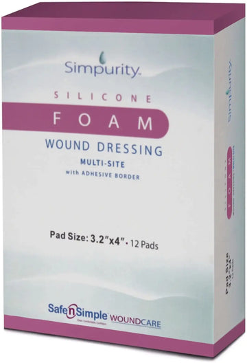 Safe N Simple Simpurity Multi Site Shape Silicone Foam Dressing