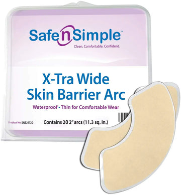 Safe N Simple Skin Barrier X-Tra Wide Crescent Arcs