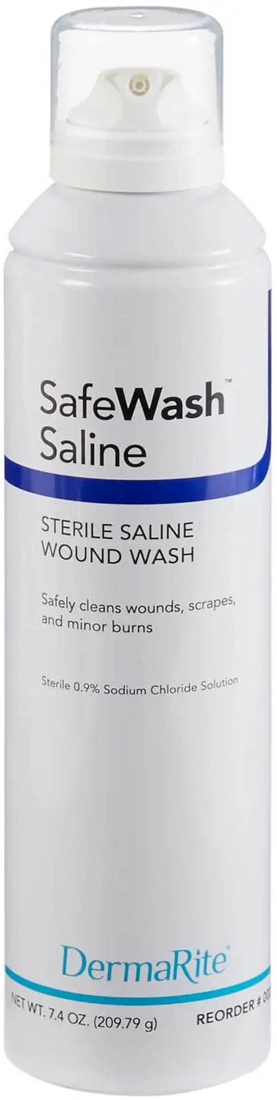 DermaRite Sterile Saline Wound Wash 7.4 oz