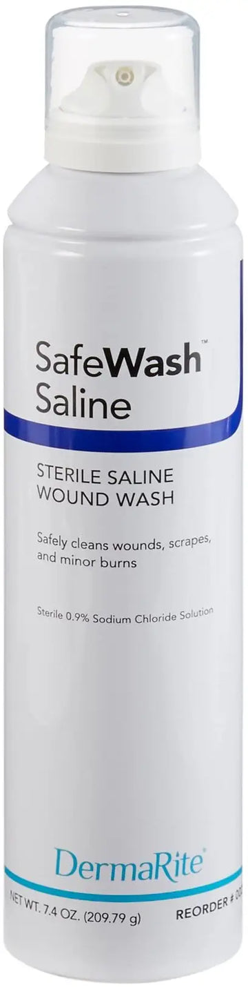 DermaRite Sterile Saline Wound Wash 7.4 oz