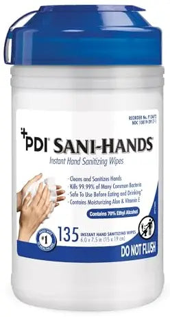 PDI ALC Antimicrobial Alcohol Gel Hand Wipe