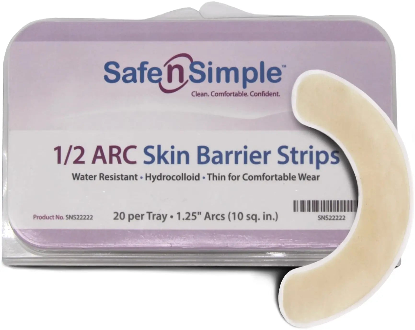 Safe N Simple Arc Skin Barrier Strips