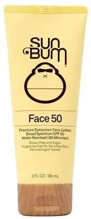 Sun Bum SPF 50 Clear Face Sunscreen Lotion