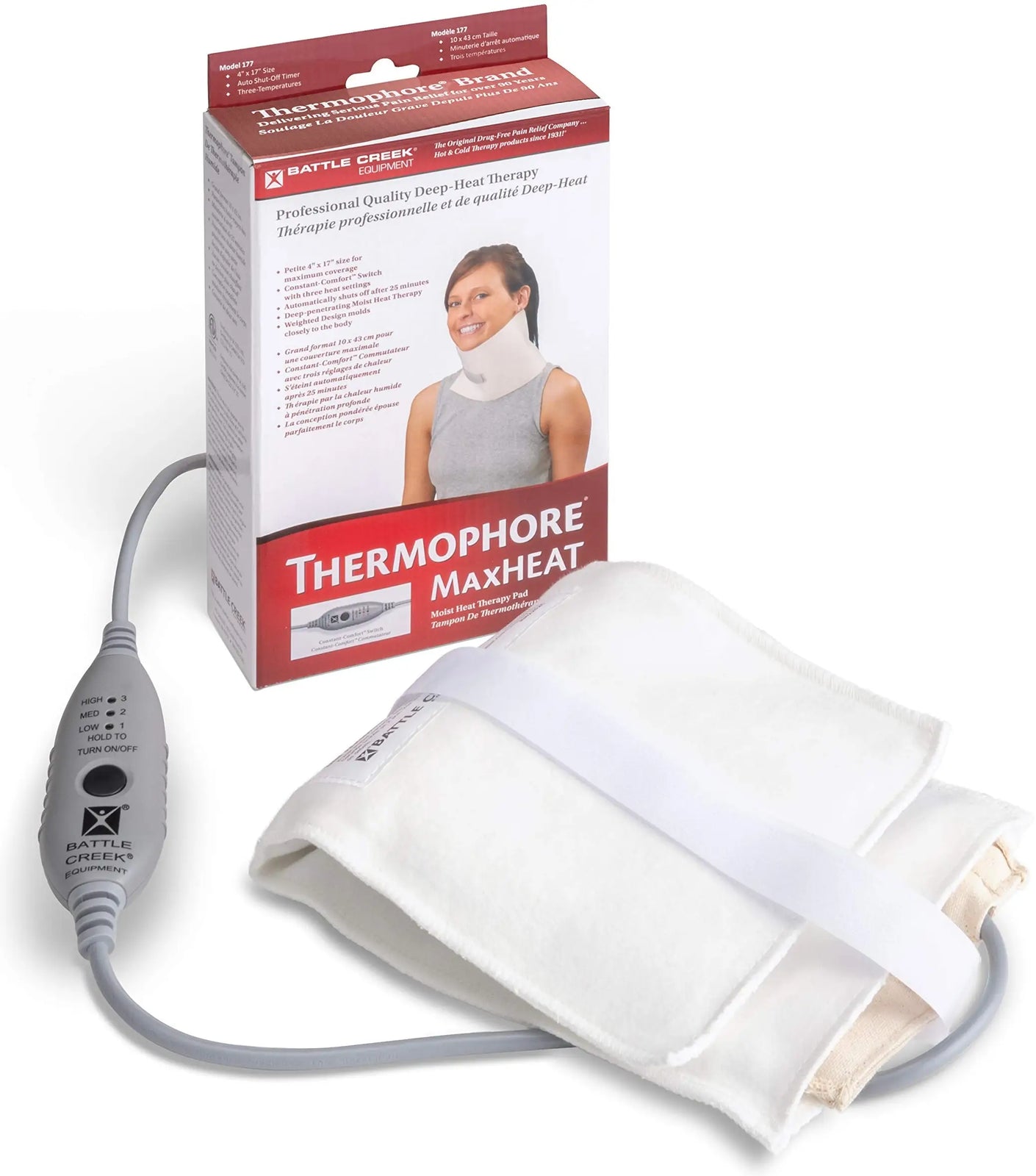 Battle Creek Thermophore Petite Arthritis Heating Pad 4x17in