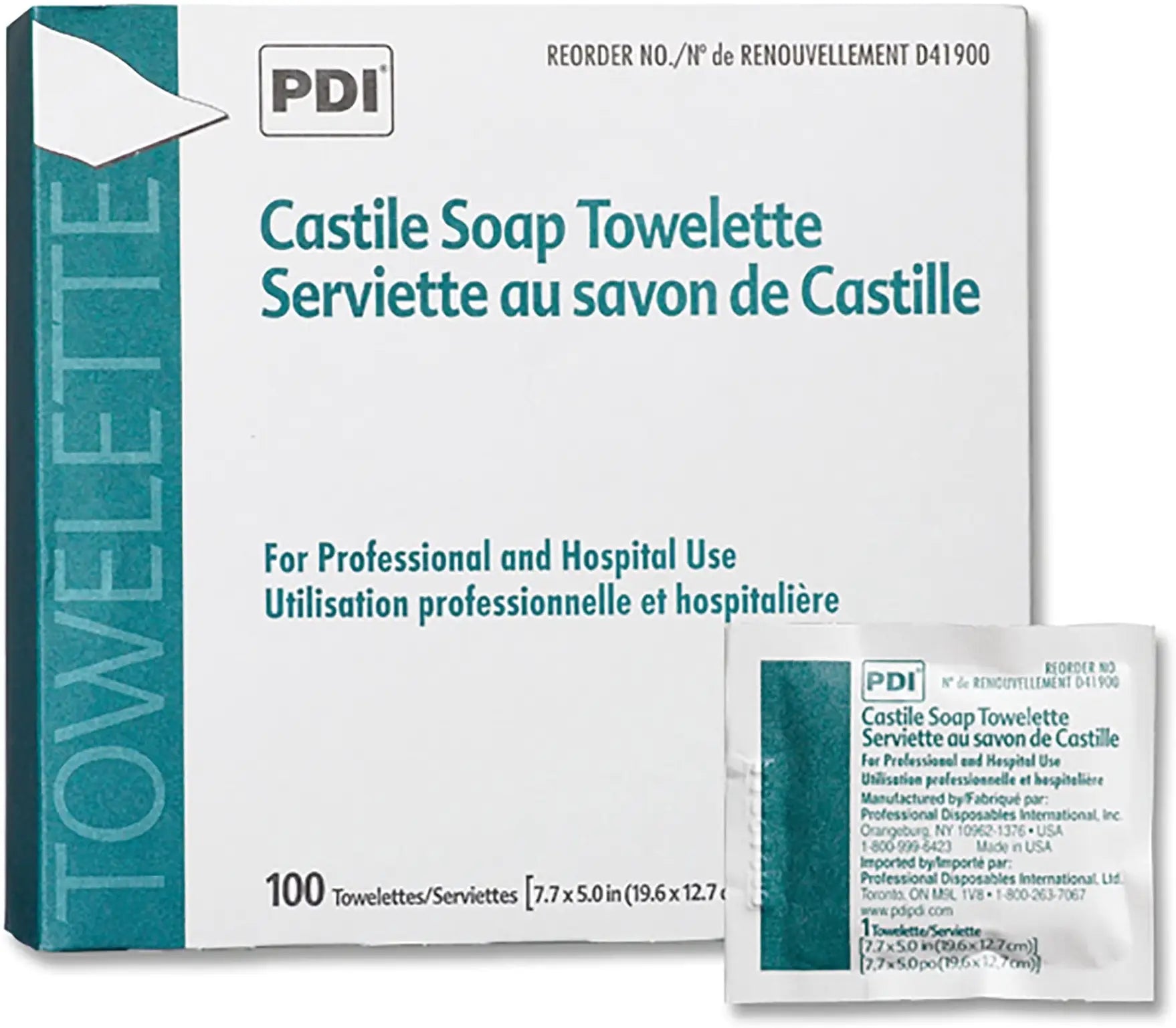 PDI Castile Soap Towelettes