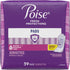 Poise Ultra Plus Incontinence Pads with Side Shields, Maximum Absorbency, 14.37" Length