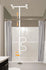 Stander Bathtub Security Pole with Curved Grab Bar