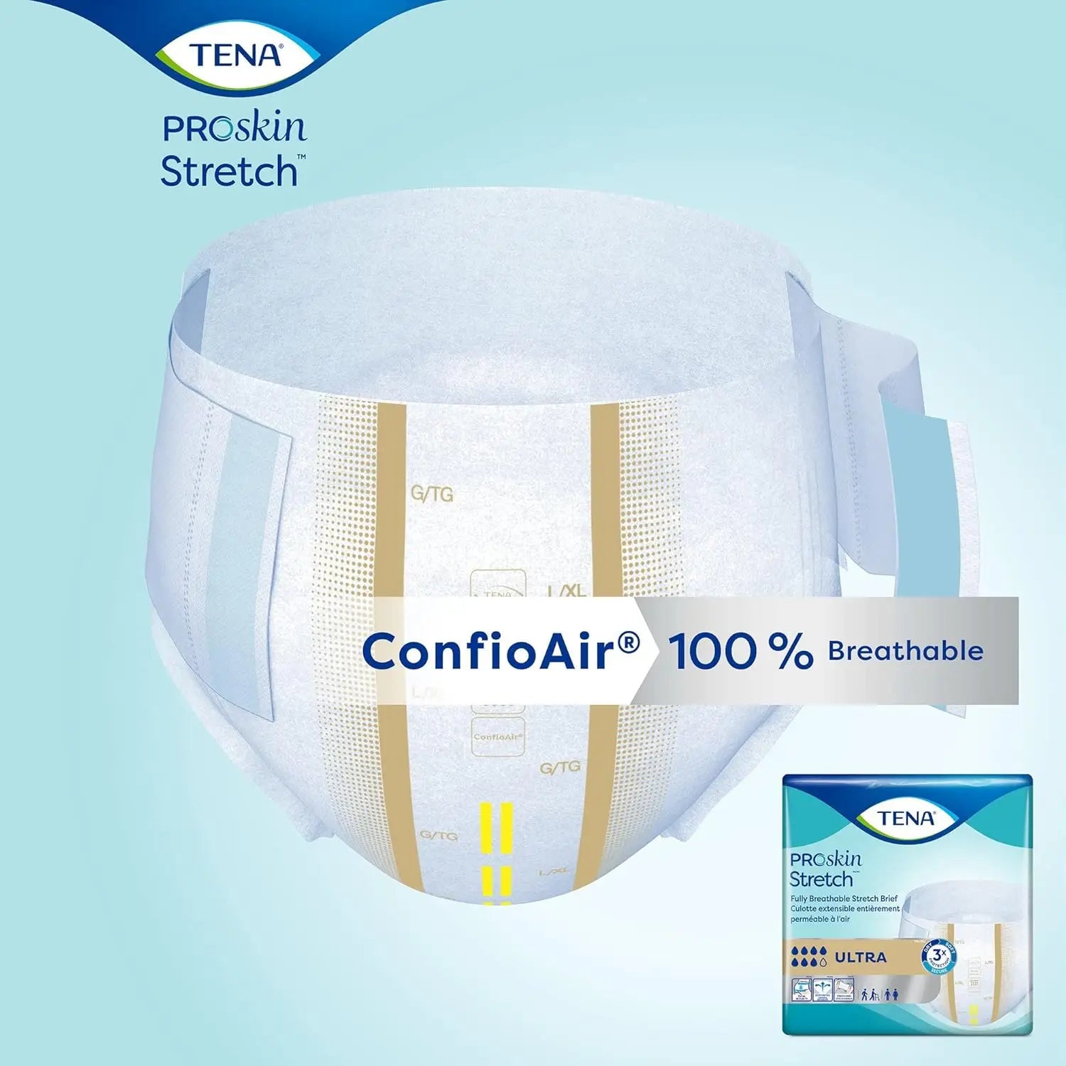 TENA Ultra Stretch Brief - Adult Incontinence Protection