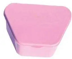 Medegen Denture Cup with Hinged Lid