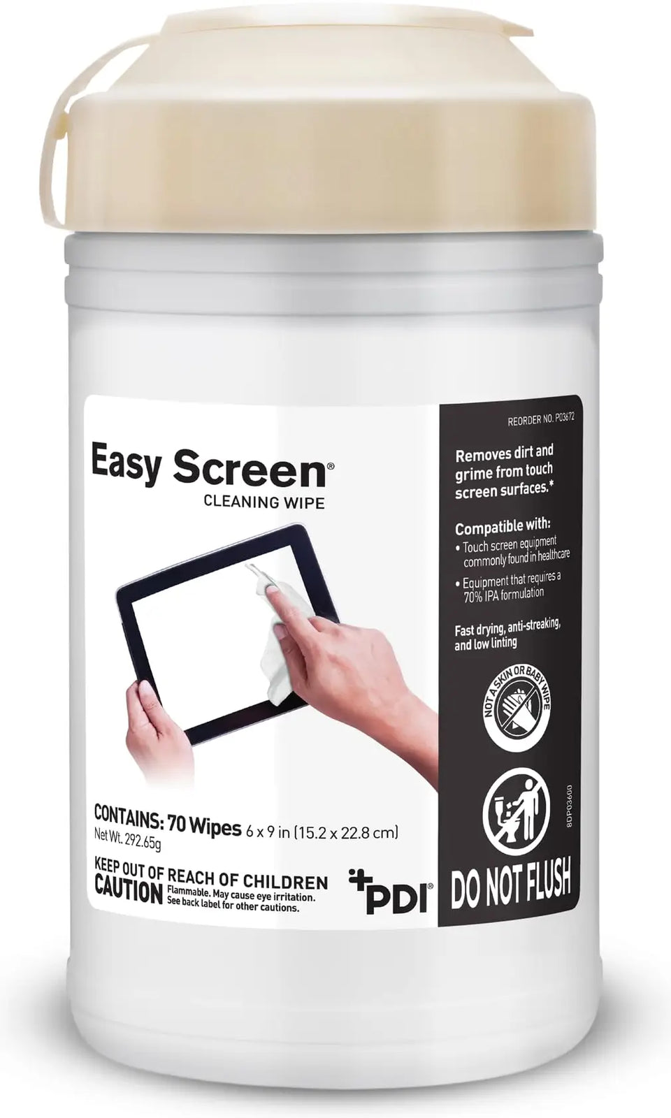 PDI Easy Screen Cleaning Wipe