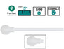 Puritan Medical Products 6" Foam Tipped Applicator