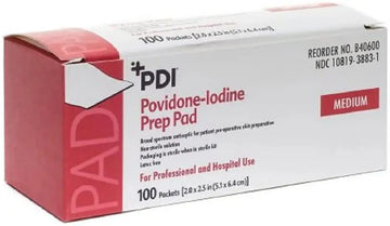 PDI PVP Iodine Prep Pad, Medium 1-1/5