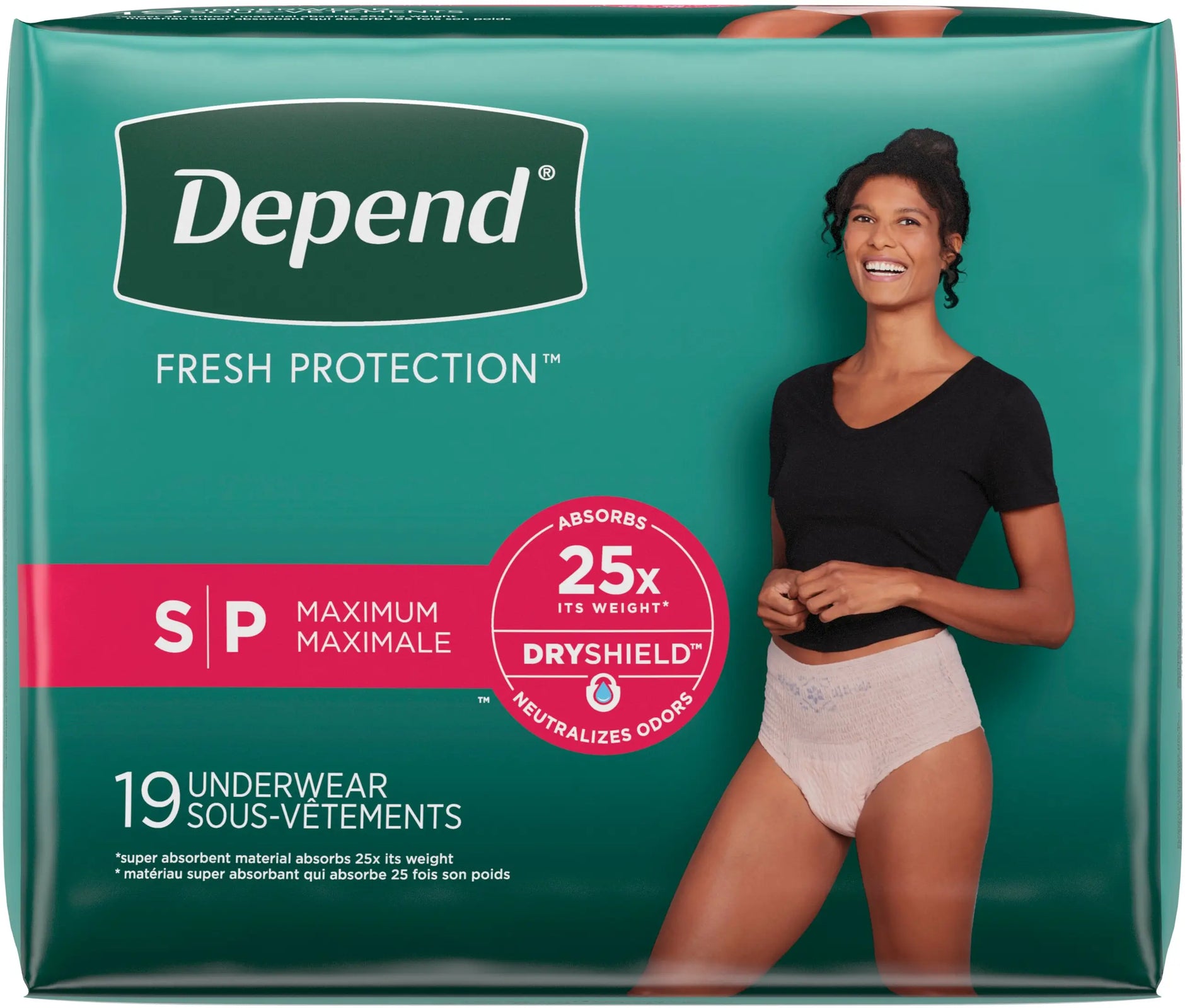 Depend Maximum Absorbency Underwear for Women