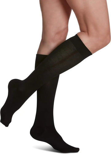 Sigvaris Style Sea Island Cotton Calf Compression Socks