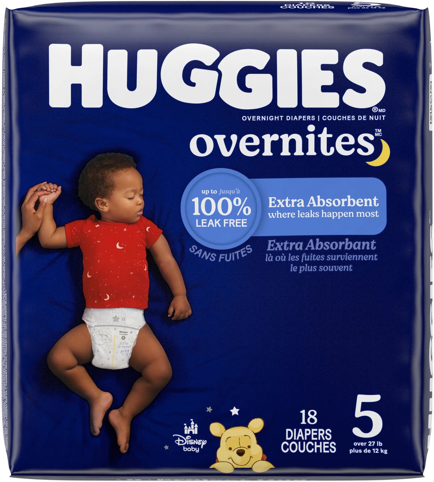 Huggies OverNites Diapers - Size 5 & 6