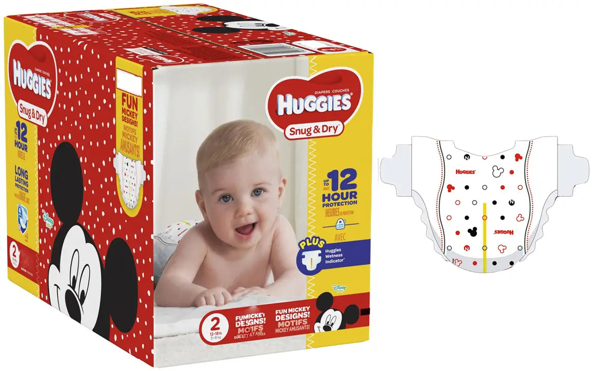 Huggies Snug & Dry Diapers - Multiple Sizes Available