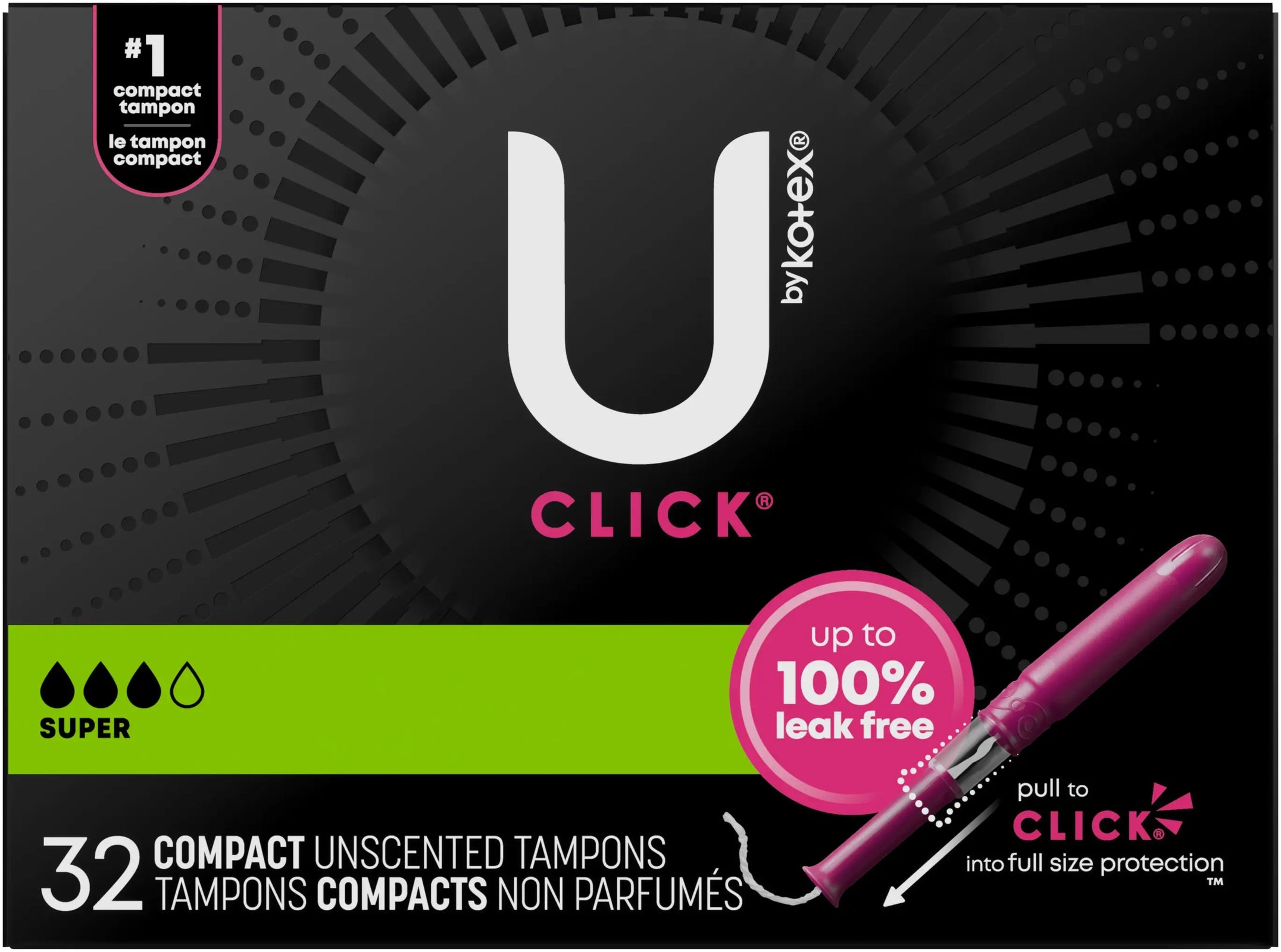 U by Kotex Supreme Premium Tampons